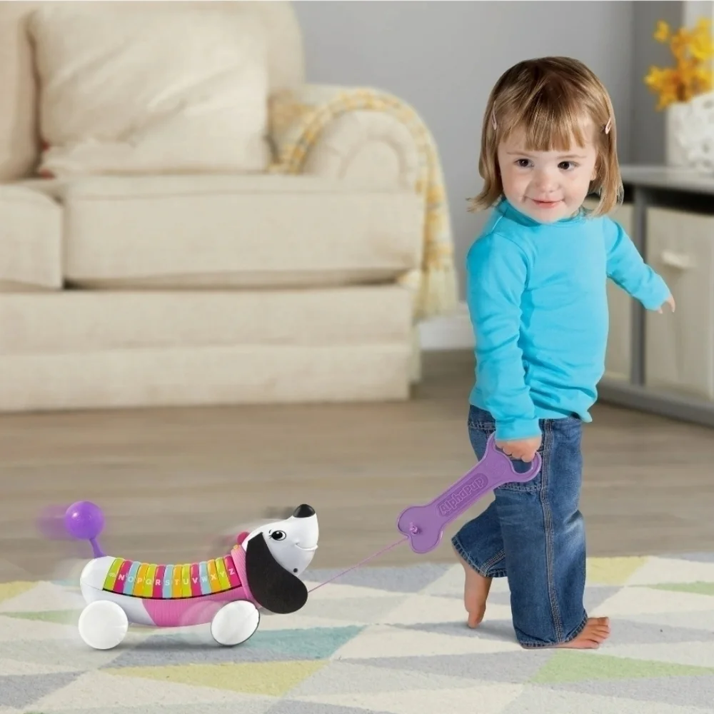 LeapFrog Alphapup Learning Toy for Kids, Toddlers, Purple, Pink